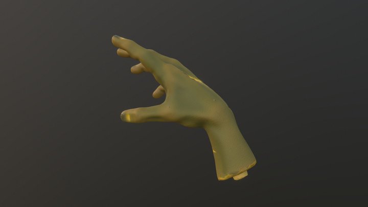 Orc's Severed Hand 3D Model