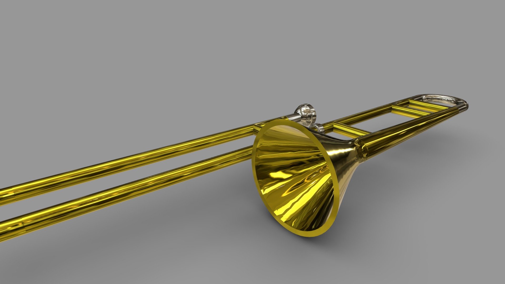 Trombone Download Free 3D model by Squirmy Worm (squirmyworm064