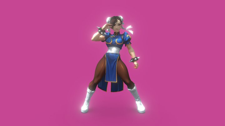 Chun-Li 3D Model