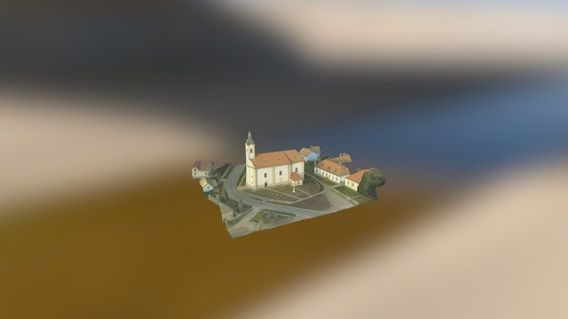 Szent Márton templom és környezete 3D Model