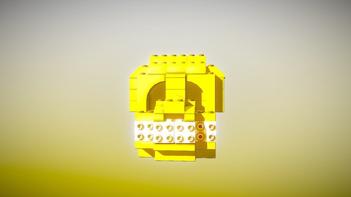 goldSkull 3D Model