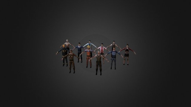 Zombie 3D Model