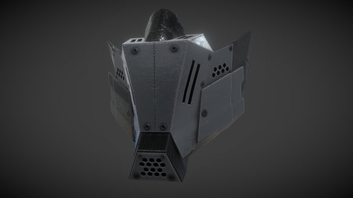 Cyberpunk Mask 3D Model