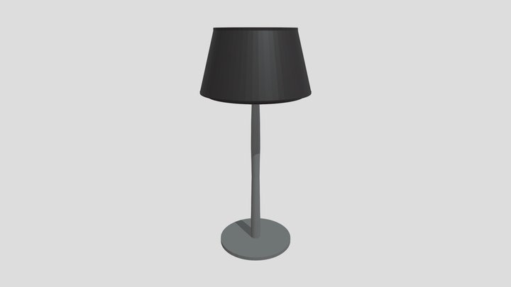 Low Poly Lamp 3D Model