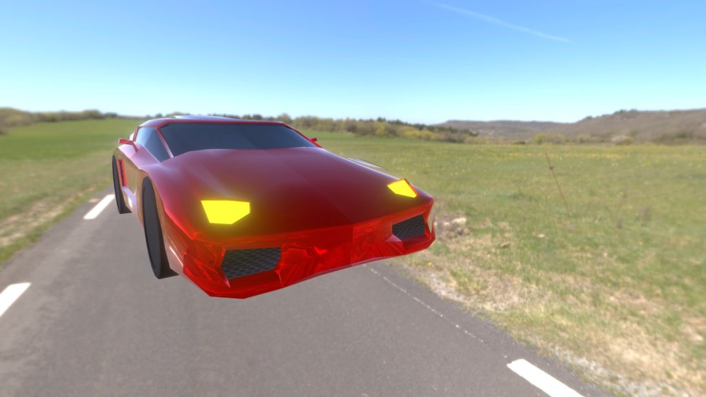 Lamborghini Aventador inspired car