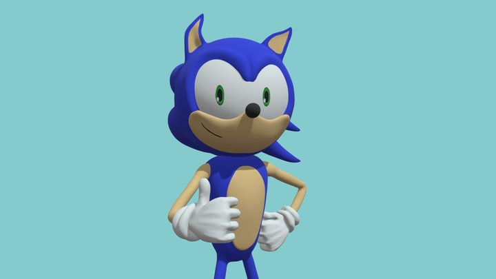 SONIC-3 - Download Free 3D model by SHARK FIN [85e5219] - Sketchfab