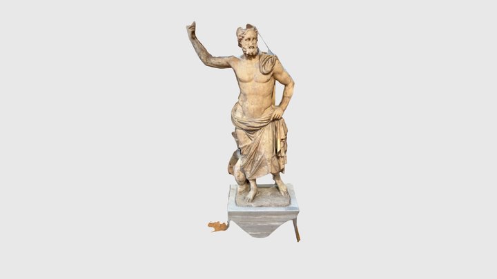 Athens - Archeological Museum - Zeus 3D Model