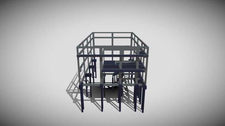 Galpão Comercial - 297 m² - Valinhos/SP 3D Model