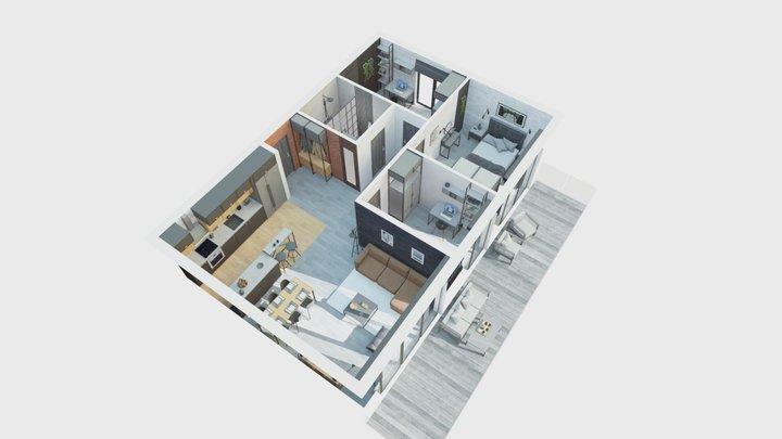 Styl 2 3D Model