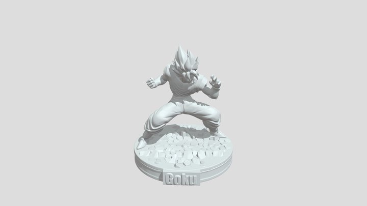 Goku 3D Model