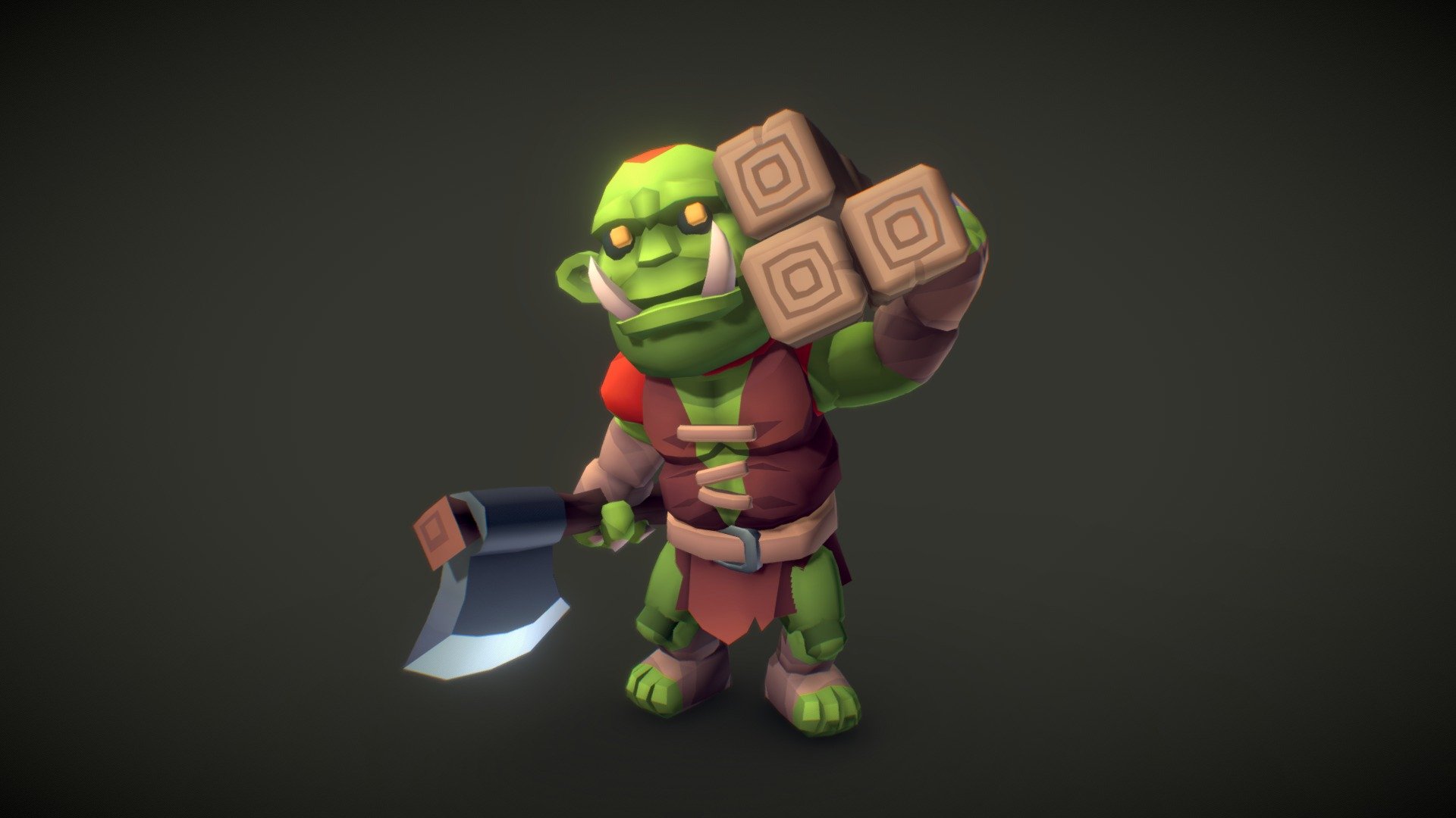 Orc Peon - Proto Series - 3D model by BitGem [3ca91d8] - Sketchfab