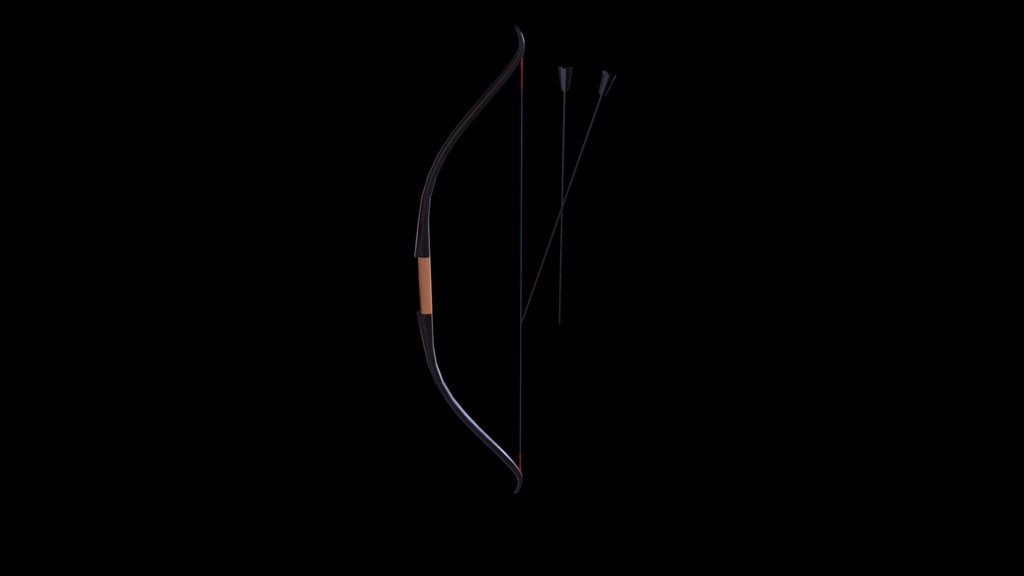 Thai Bow lowpoly (ธนูไทย) By Po0m