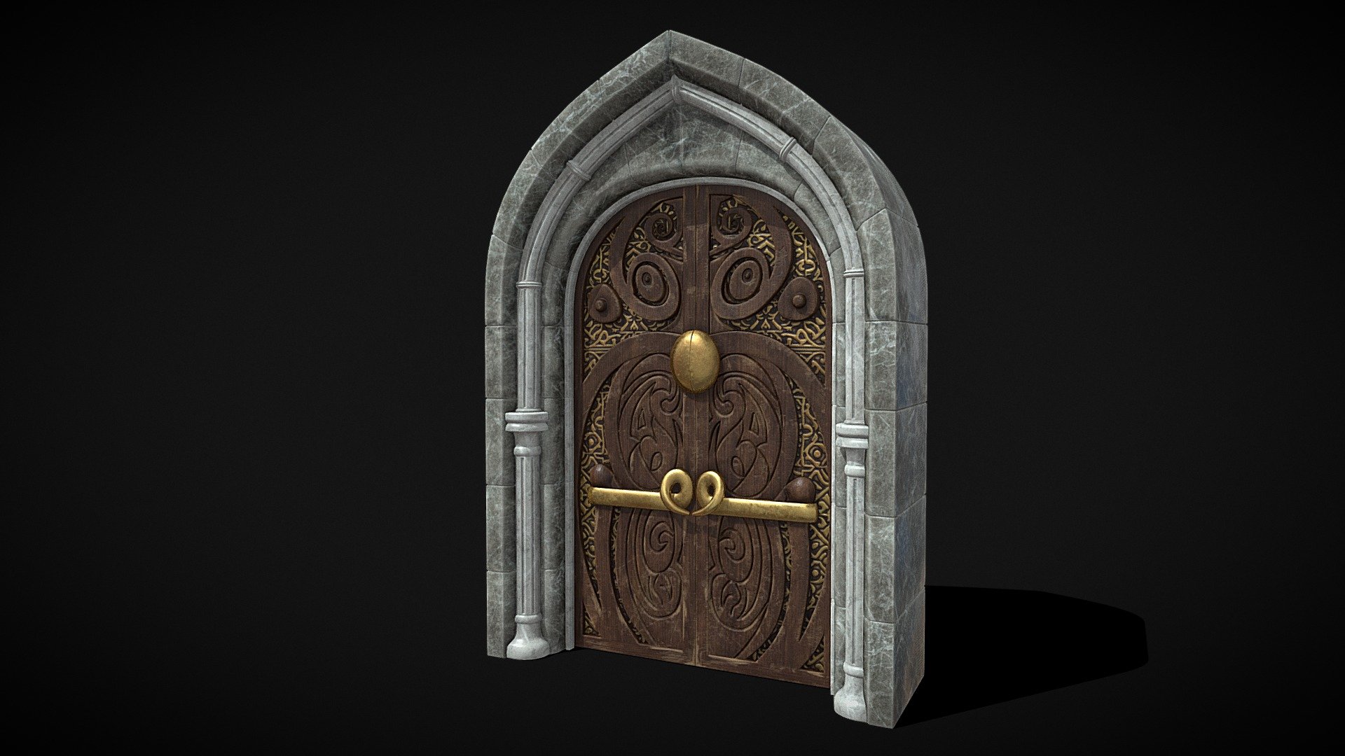 Regal Castle Door — Sketchfab embed 3D viewer