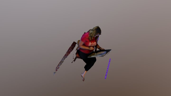 Mom paint 1 3D Model