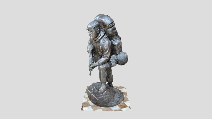 Para figurine 3D Model