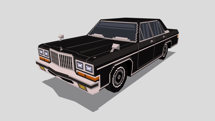 1982 Nissan President II (H250) 3D Model