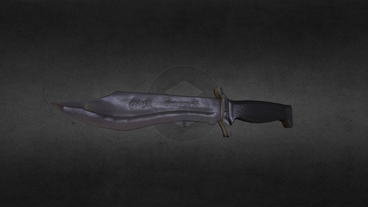 Thunderbolt Knife 3D Model