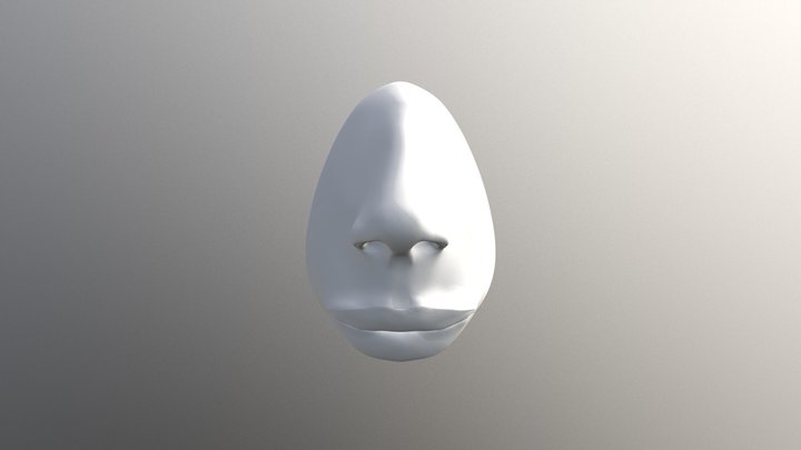 Day 1 - Mouth And Nose 3D Model