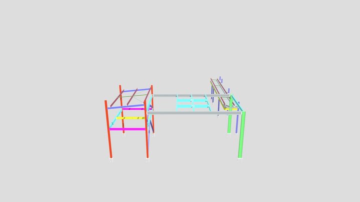 Estrutura metálica NKG 3D Model