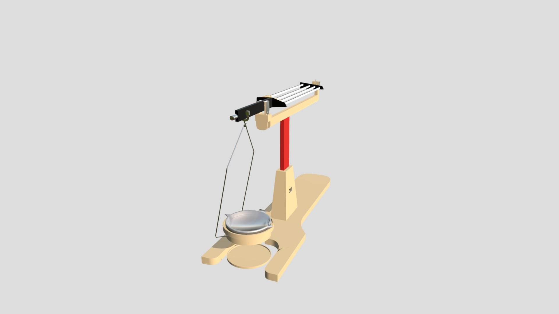 Mechanical Balance Physics Instuments - 3D model by arieffitrah ...