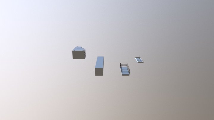 Delete Rubber Bearing 3D Model