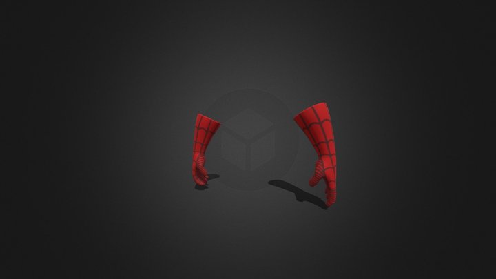 fortnite spider-man gloves 3D Model
