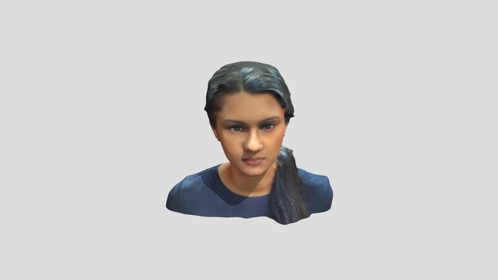 3D Scan - Face (Sheeta) 3D Model