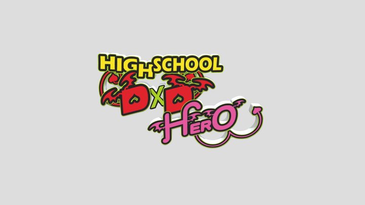 Dxd Hero LOGO 3D Model