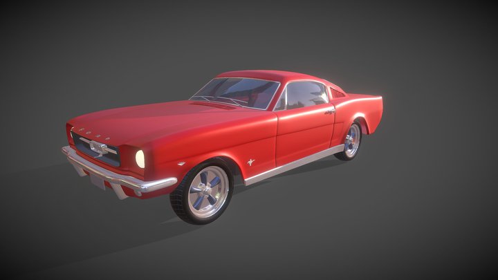 Ford Mustang 1965 3D Model