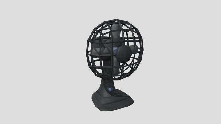 Desk fan 3D Model