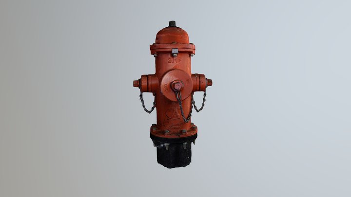 Fire Hydrant (LowPoly) 3D Model
