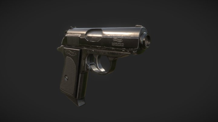 Walther PPK/S 3D Model