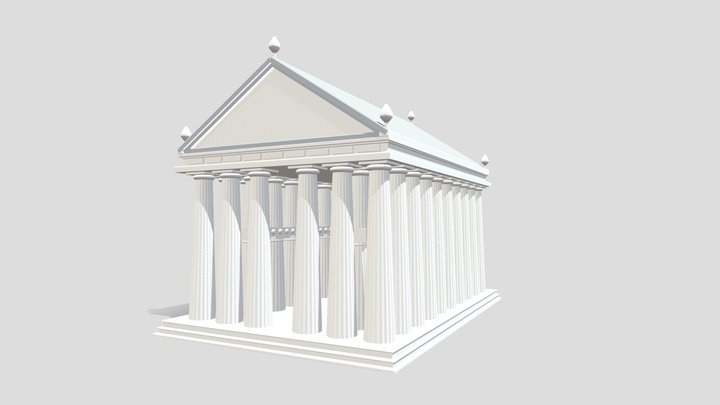 Temple of Zeus from 'Hercules' 3D Model