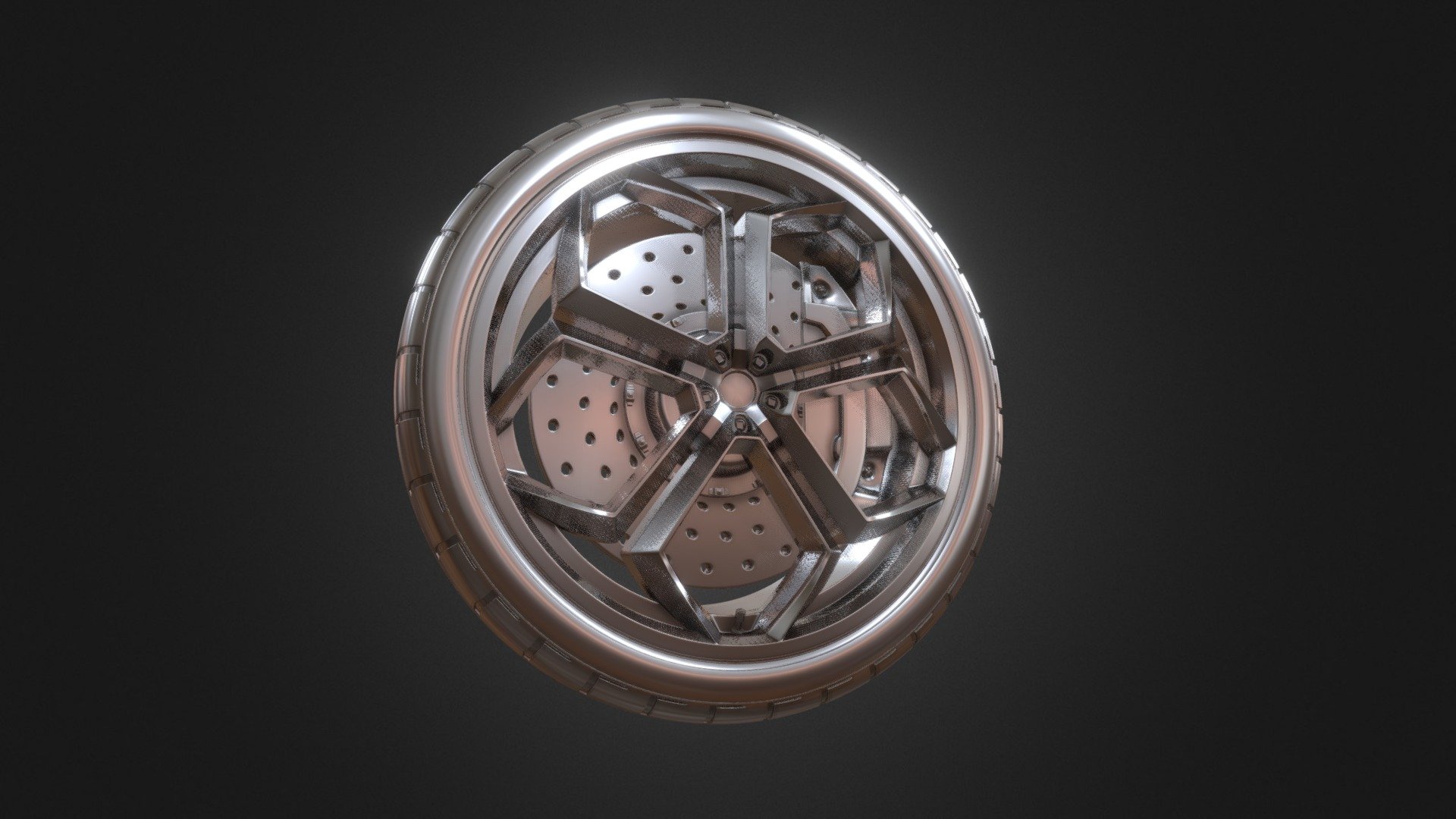 High poly wheel