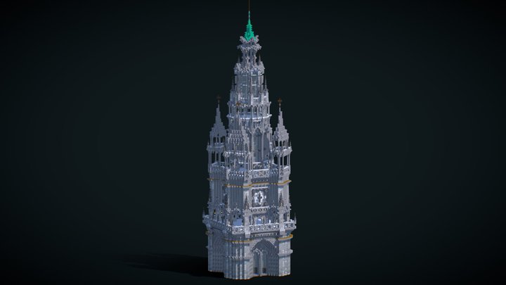 Tower MINECRAFT Builds 3D Model