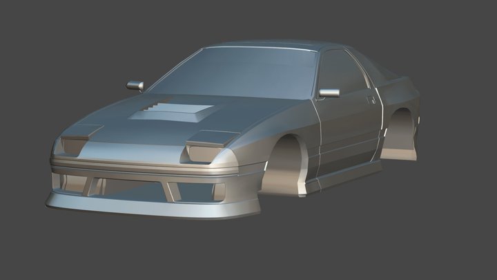 BN Sports FC3S RX7 3D Model