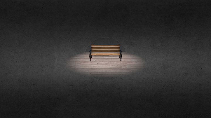 Park Bench 3D Model