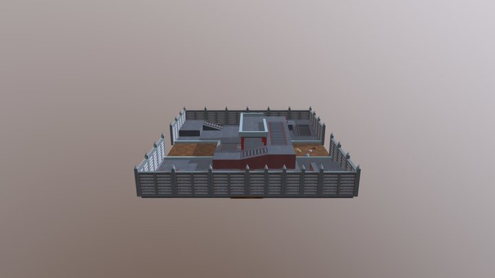 Wasteland Bunker 3D Model