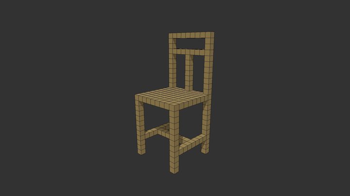 664230033 Chair Model 3D Model