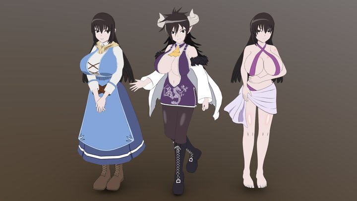 Kilmaria | Isekai One Turn Kill Nee-san 3D Model 3D Model