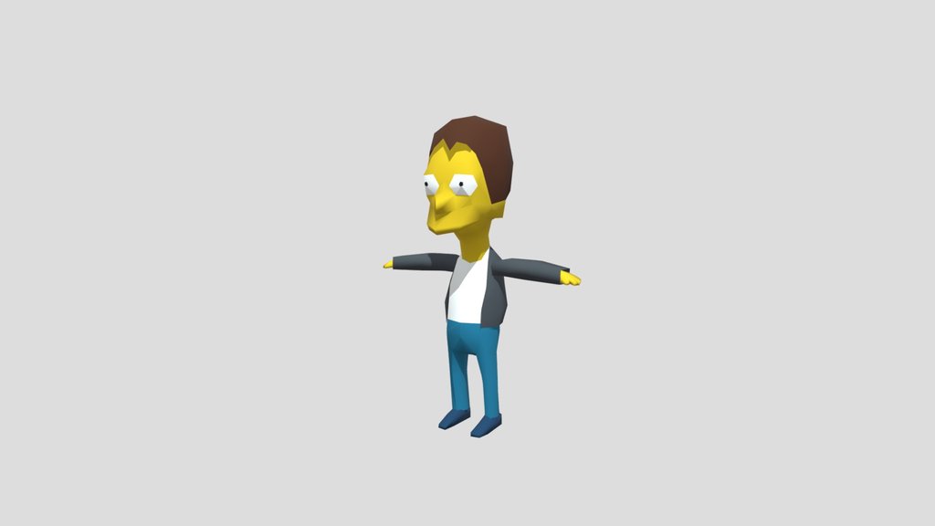 Pedestrian NPC Boy 1 -The Simpsons: Hit & Run