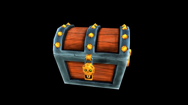 Stylized Chest 3D Model