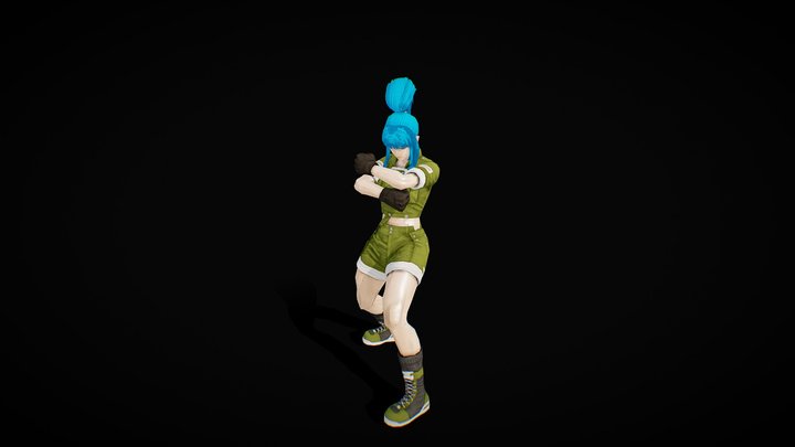 Leona Heidern - KOF All Stars 3D Model