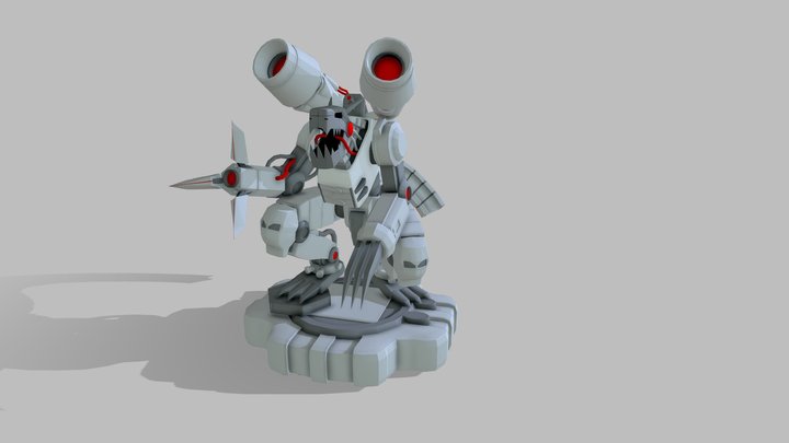 Machinedramon 3D Model