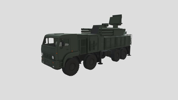 Pantsir-S1 3D Model