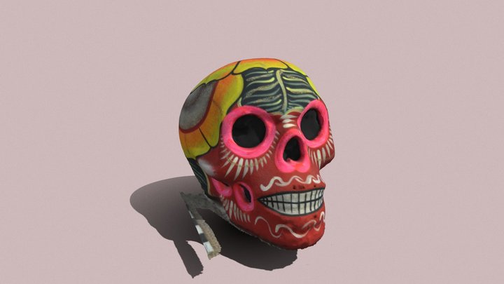 Modelo fotogramétrico calavera mexicana 3D Model