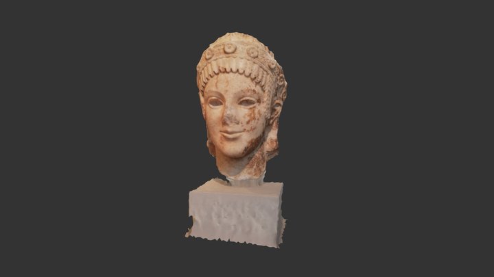 Athena Head 3D Model