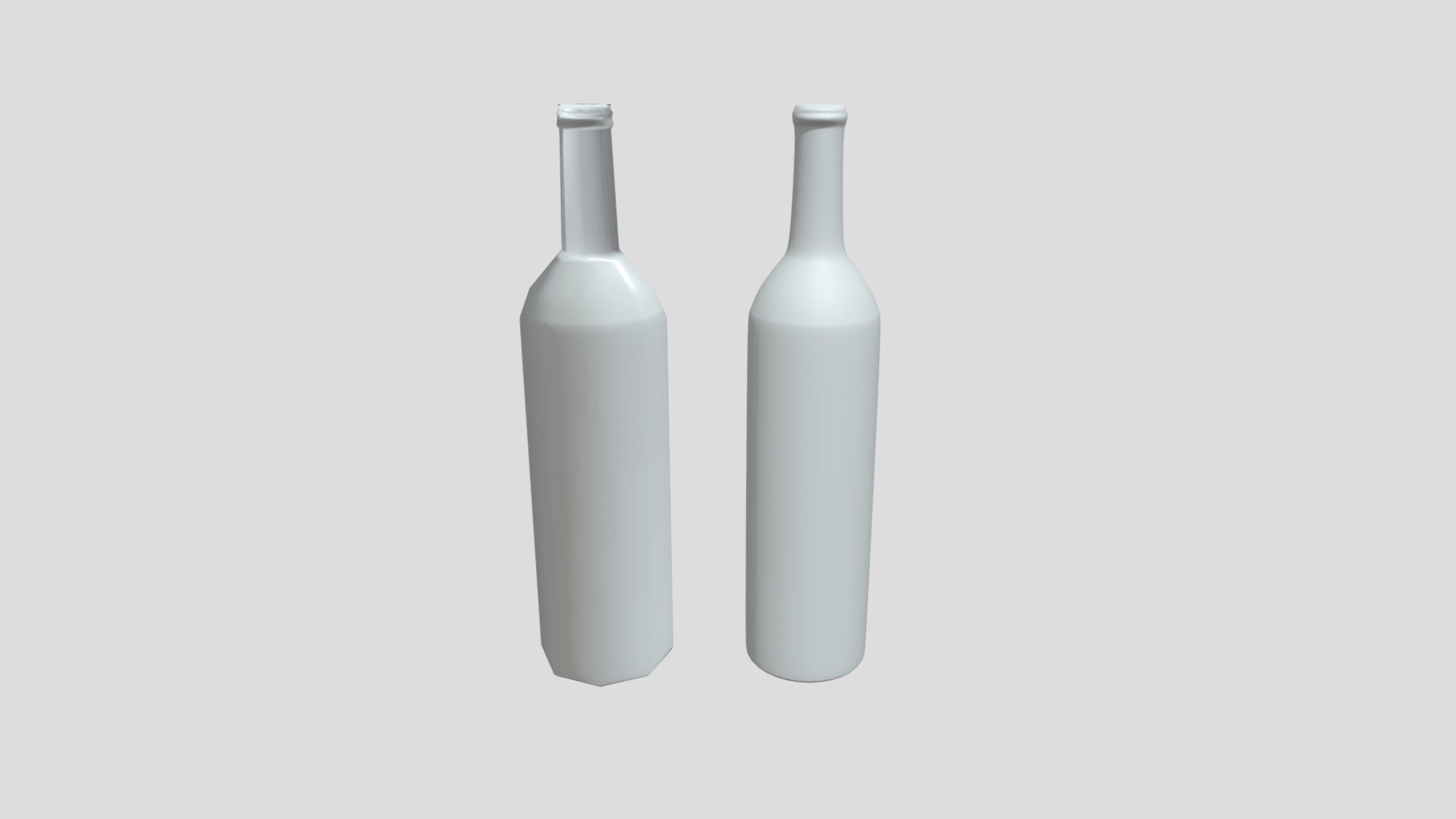 comparing bottles