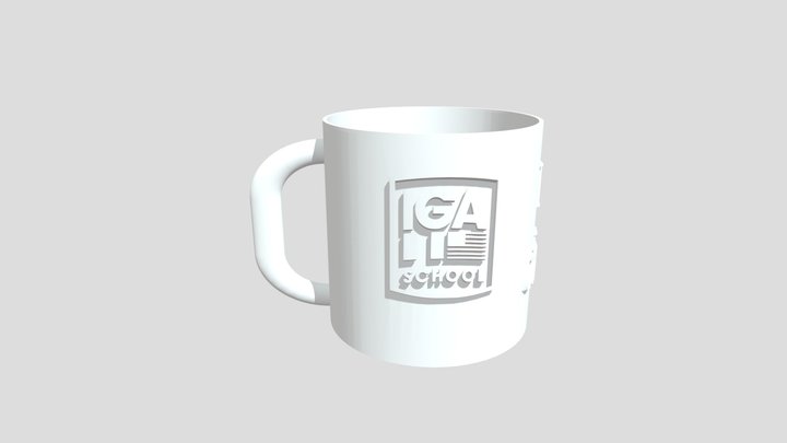Taza Con Logo Del IGA Camila Menéndez 3D Model