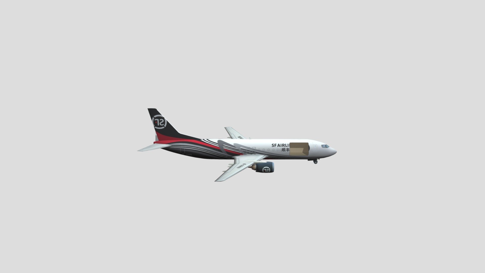 B737 - Download Free 3D Model By Zhangxrk1993 [3cba00c] - Sketchfab